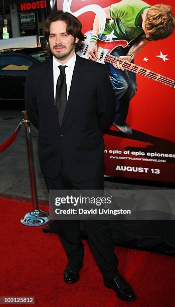 Director Edgar Wright attends the premiere of Universal Pictures' "Scott Pilgrim vs. The World" at Grauman's Chinese Theatre on July 27, 2010 in...