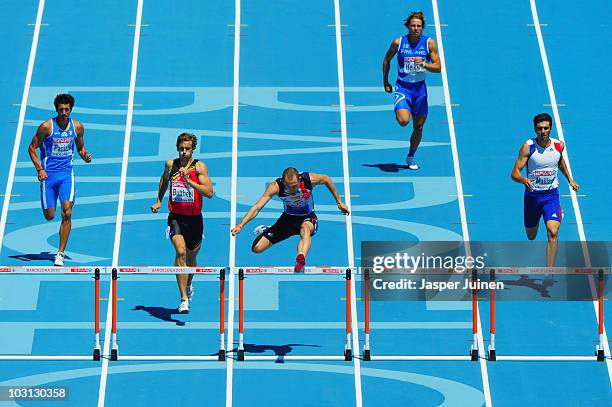 Giacomo Panizza of Italy, Michael Bultheel of Belgium Rhys Williams of Great Britain, Jussi Heikkila of Finland and Sebastien Maillard of France...