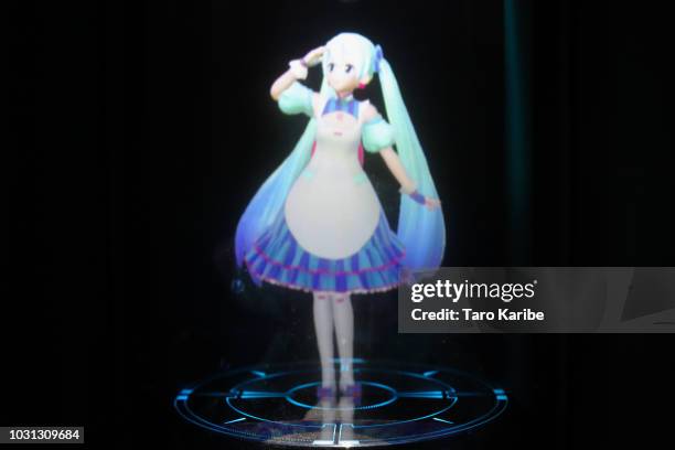 Hatsune Miku' is seen in the house of Akihiko Kondo on September 11, 2018 in Tokyo, Japan. Akihiko Kondo, a 35 year-old school clerk living in Tokyo,...