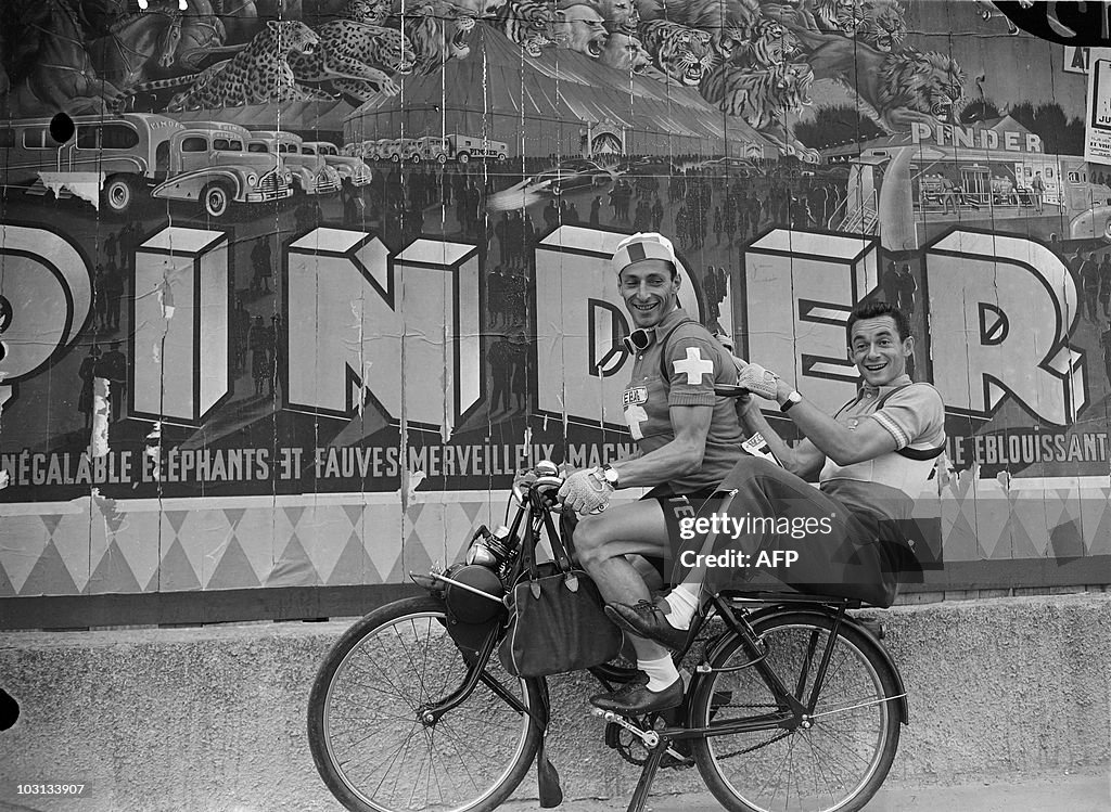 Roger Hassenforder (R) and Ferdi Kubler