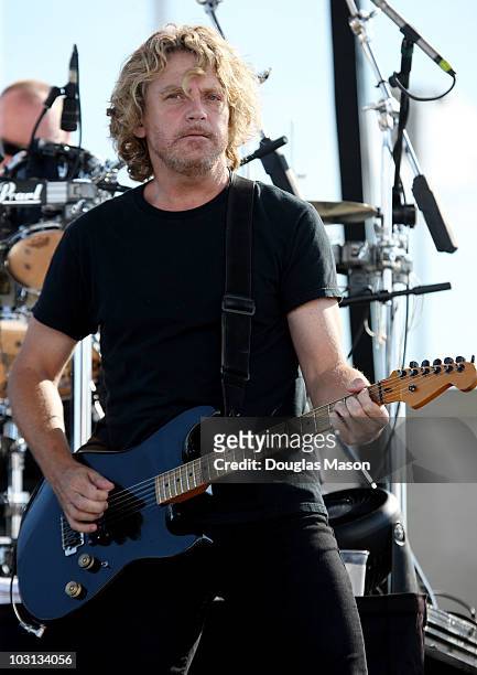 Danny Chauncey of 38 Special performs during Day 3 of the 2010 Hullabalou Music Festival at Churchill Downs on July 25, 2010 in Louisville, Kentucky.