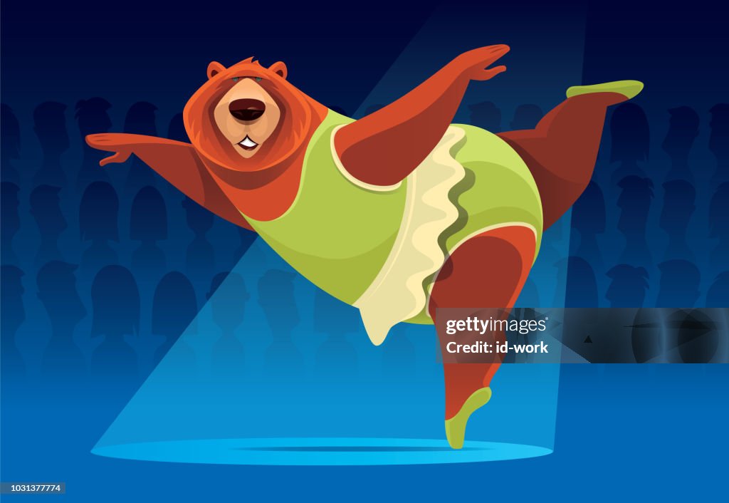 Bear ballerina