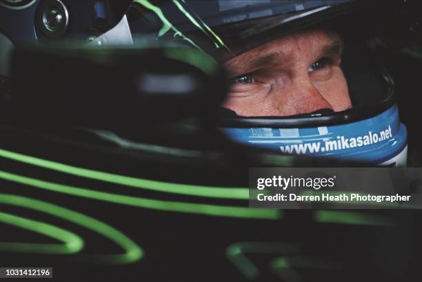 Mika Salo of Finland, driver of the Danka Zepter Arrows Arrows A19 Arrows V10 during practice for the Formula One Canadian Grand Prix on 6 June 1998...