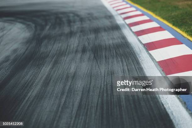 Detail view of the track surface and curbs during the Formula One Petronas Malaysian Grand Prix on 8 April 2007 at the Sepang International Circuit...