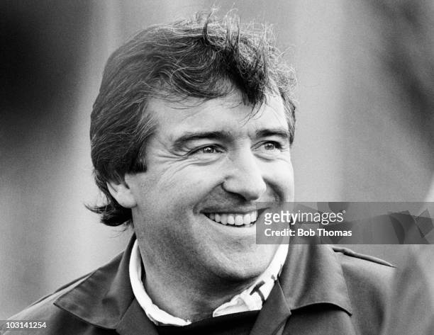 Terry Venables, Tottenham Hotspur manager, during a training session held at White Hart Lane, London on 23rd November 1987.