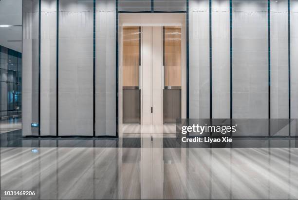 elevator entrance - building lobby stock pictures, royalty-free photos & images