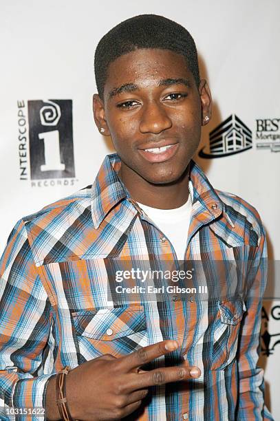 Kwame Boateng poses on the Red Carpet of the Birthday Bash of Soulja Boy at The Highlands club in the Hollywood & Highland Center on July 28, 2010 in...