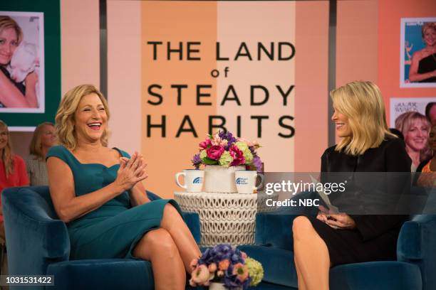 Pictured: Edie Falco and Megyn Kelly on Tuesday, September 11, 2018 --