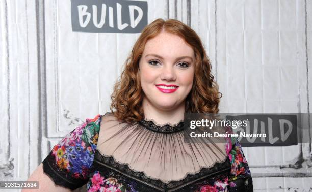 Actress Shannon Purser visits Build Series to discuss the film 'Sierra Burgess Is a Loser' at Build Studio on September 11, 2018 in New York City.