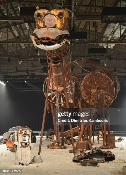 General view during the Coach 1941 front Row during New York Fashion Week at Pier 94 on September 11, 2018 in New York City.