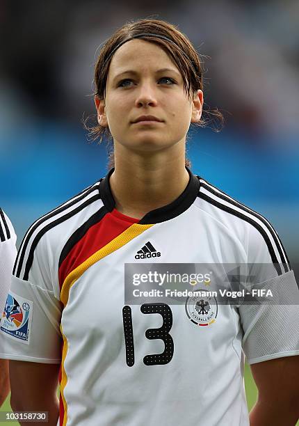 Sylvia Arnold of Germany poses during the FIFA U20 Women's World Cup Semi Final match between Germany and South Korea at the FIFA U-20 Women's World...