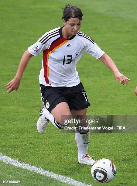 Sylvia Arnold of Germany runs with the ball during the FIFA U20 Women's World Cup Semi Final match between Germany and South Korea at the FIFA U-20...