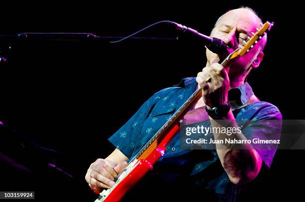 Mark Knopfler performs in concert at Plaza de Toros de Las Ventas on July 29, 2010 in Madrid, Spain.