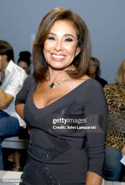 Jeanine Pirro attends the Chiara Boni La Petite Robe front Row during New York Fashion Week: The Shows at Gallery II at Spring Studios on September...