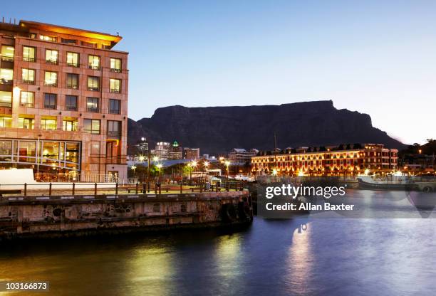view of bay - cape town waterfront stock pictures, royalty-free photos & images
