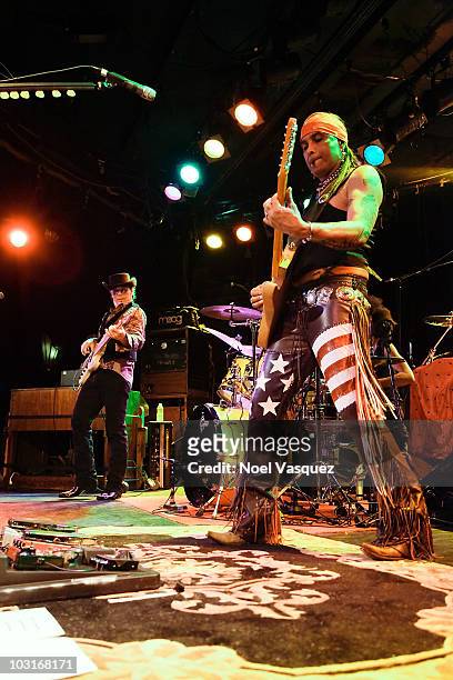 Micki Free performs in celebration of his new album 'American Horse' at The Roxy Theatre on July 29, 2010 in West Hollywood, California.