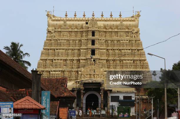 The historic Sree Padmanabhaswamy Temple in Thiruvananthapuram , Kerala, India. The temple which is more than 260 years old recently came into the...