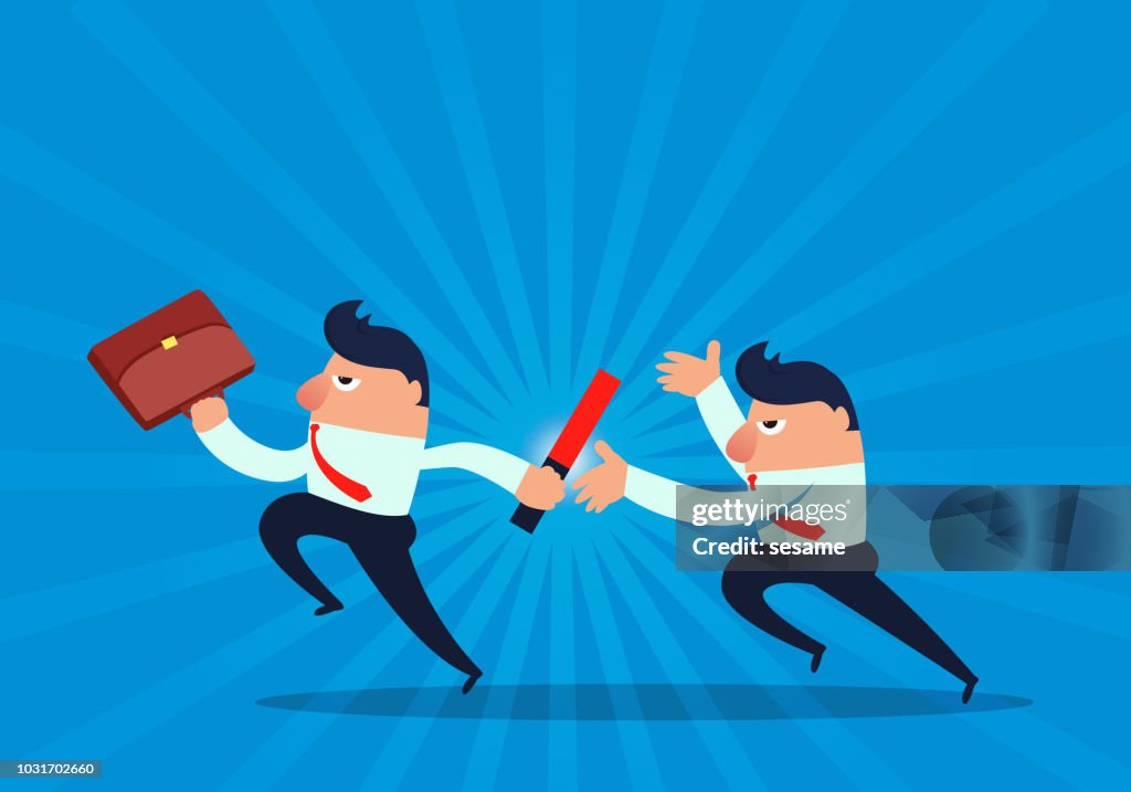 Juego de relé de empresario