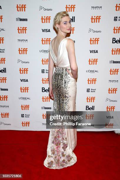 Elizabeth Debicki attends the "Vita & Virginia" premiere during 2018 Toronto International Film Festival at Winter Garden Theatre on September 11,...