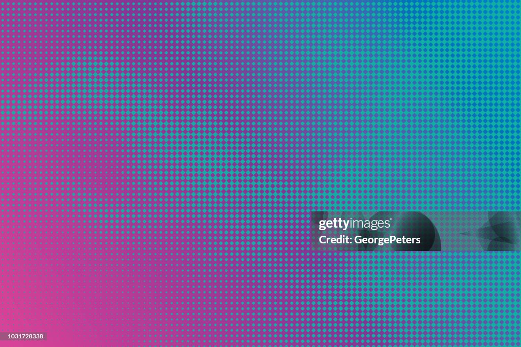 Colorful Halftone Pattern Abstract background