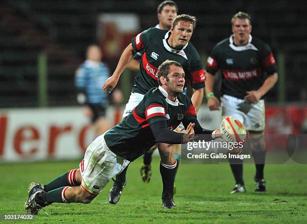 Draad Linde of the Leopards during the Absa Currie Cup match between Platinum Leopards and GWK Griquas from Profert Olen Park on July 30, 2010 in...