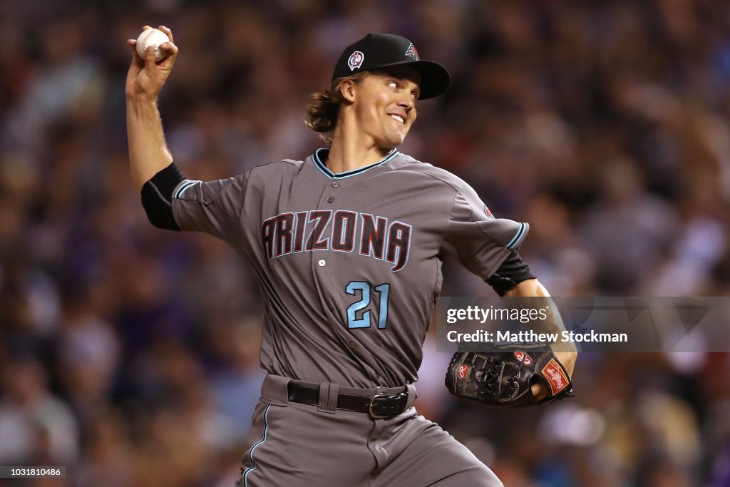 Arizona Diamondbacks  v Colorado Rockies