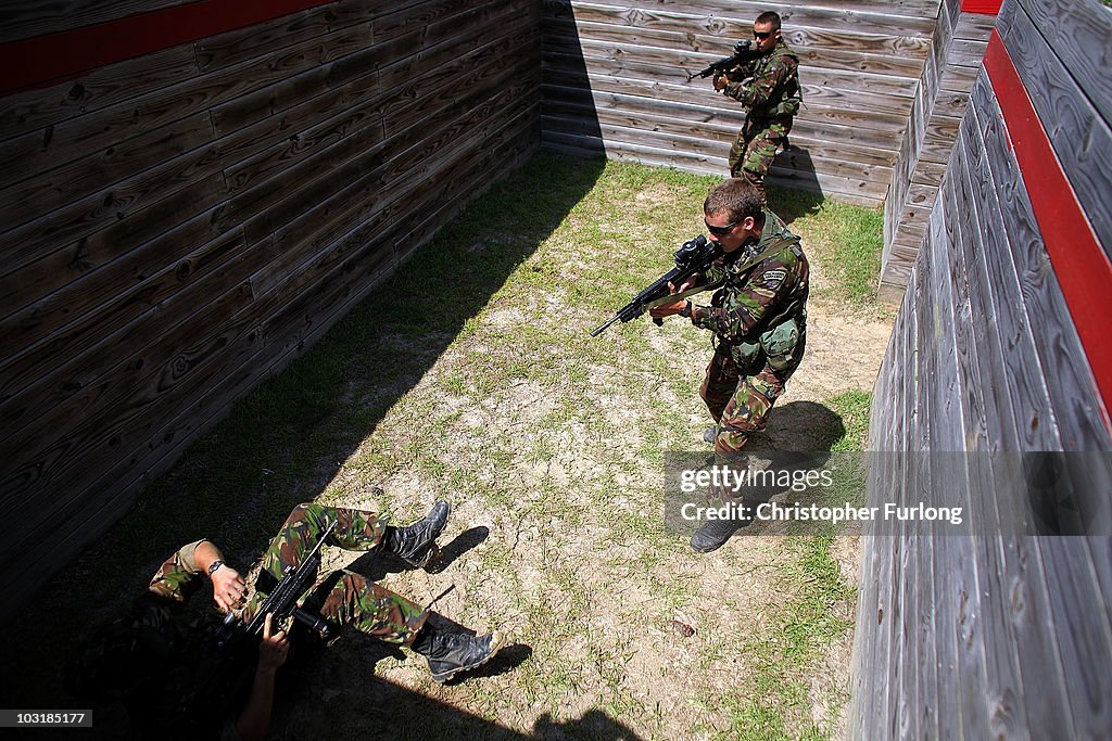 The Royal Navy Participate In Amphibious Military Exercises