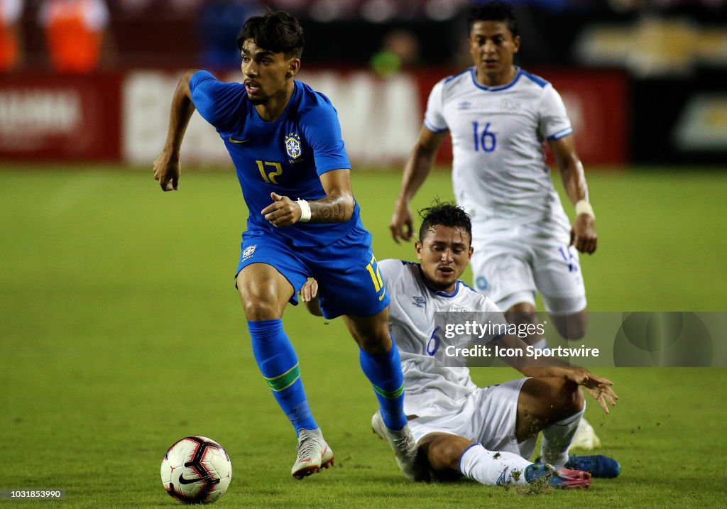 SOCCER: SEP 11 El Salvador v Brazil