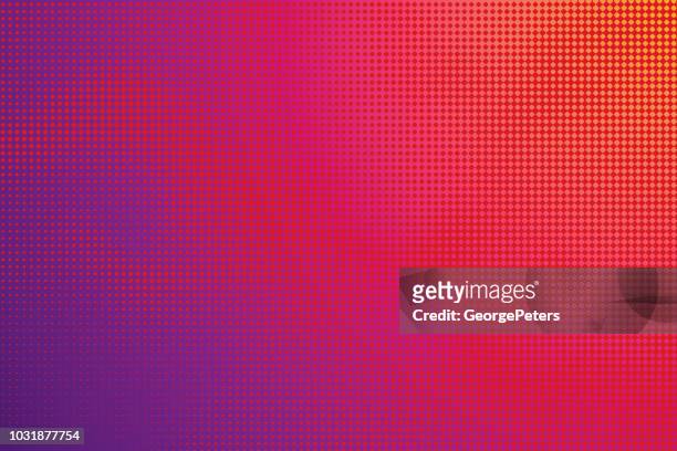 colorful halftone pattern abstract background - half tone stock illustrations
