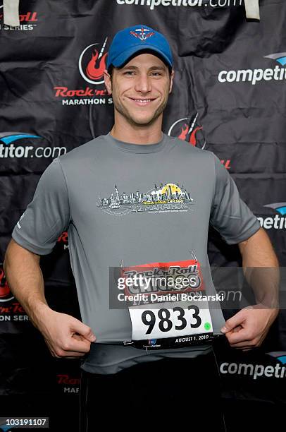 Jake Pavelka attends the Rock 'n' Roll Chicago Half Marathon on August 1, 2010 in Chicago, Illinois.