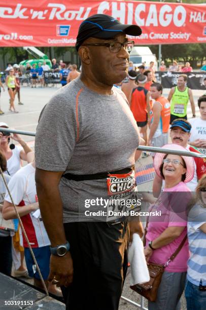 Al Roker attends the Rock 'n' Roll Chicago Half Marathon on August 1, 2010 in Chicago, Illinois.