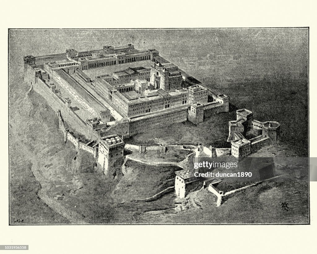 The temple in Jerusalem from the time of Solomon