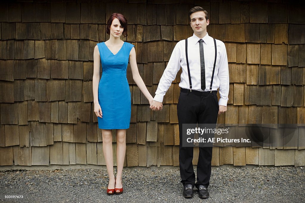 Portrait of young couple