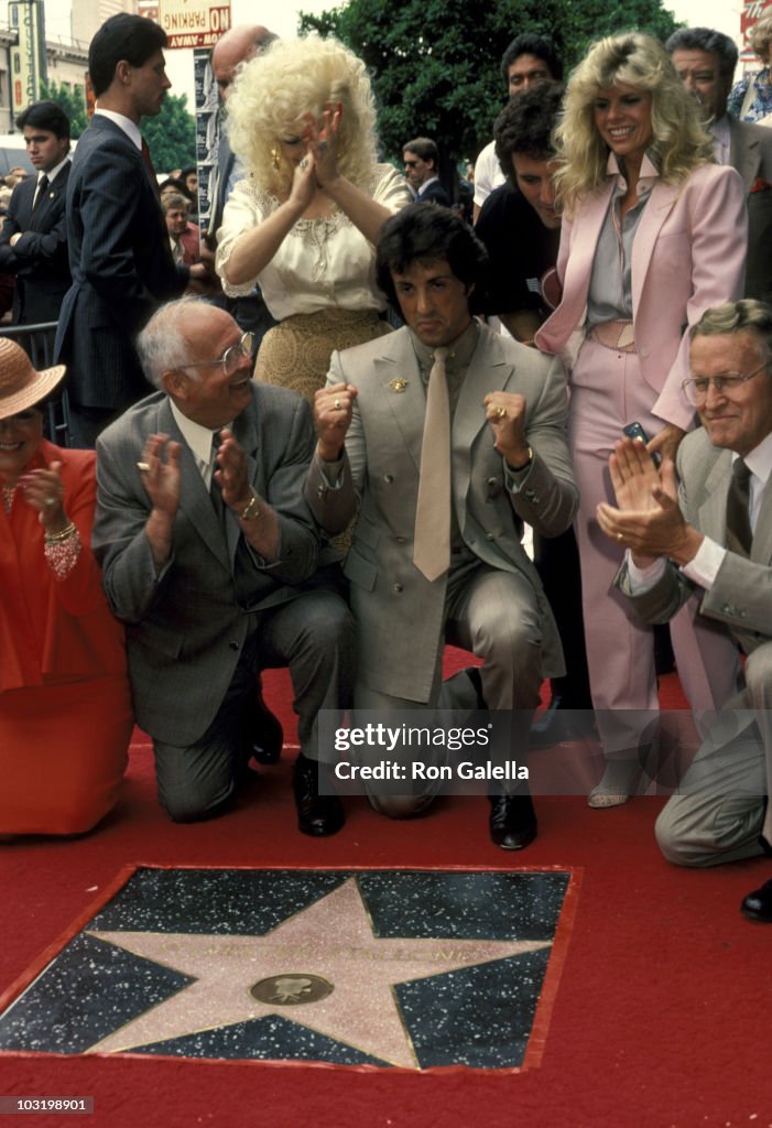 Dolly Parton and Sylvester Stallone Honored with Stars on the Hollywood Walk of Fame