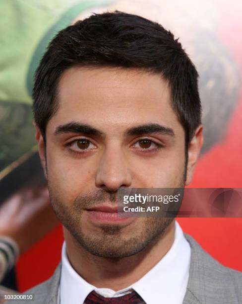 Actor Satya Bhabha arrives for the premiere of Universal Pictures "Scott Pilgrim vs The World" in Hollywood, California, on July 27, 2010. AFP PHOTO...