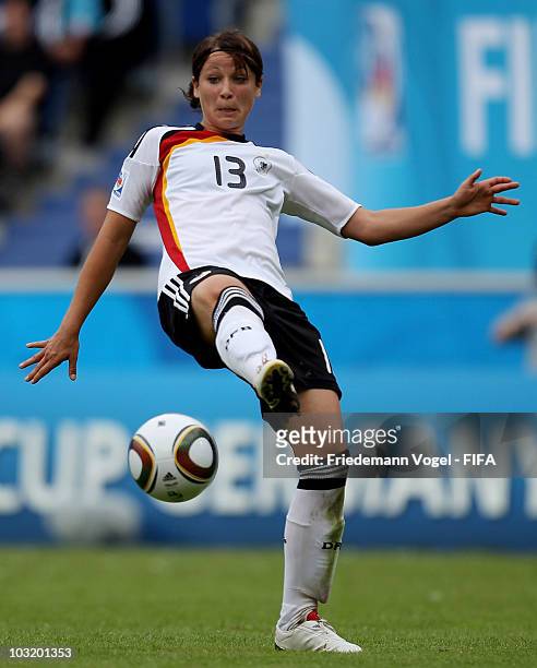 Sylvia Arnold of Germany runs with the ball during the FIFA U20 Women's World Cup Final match between Germany and Nigeria at the FIFA U-20 Women's...