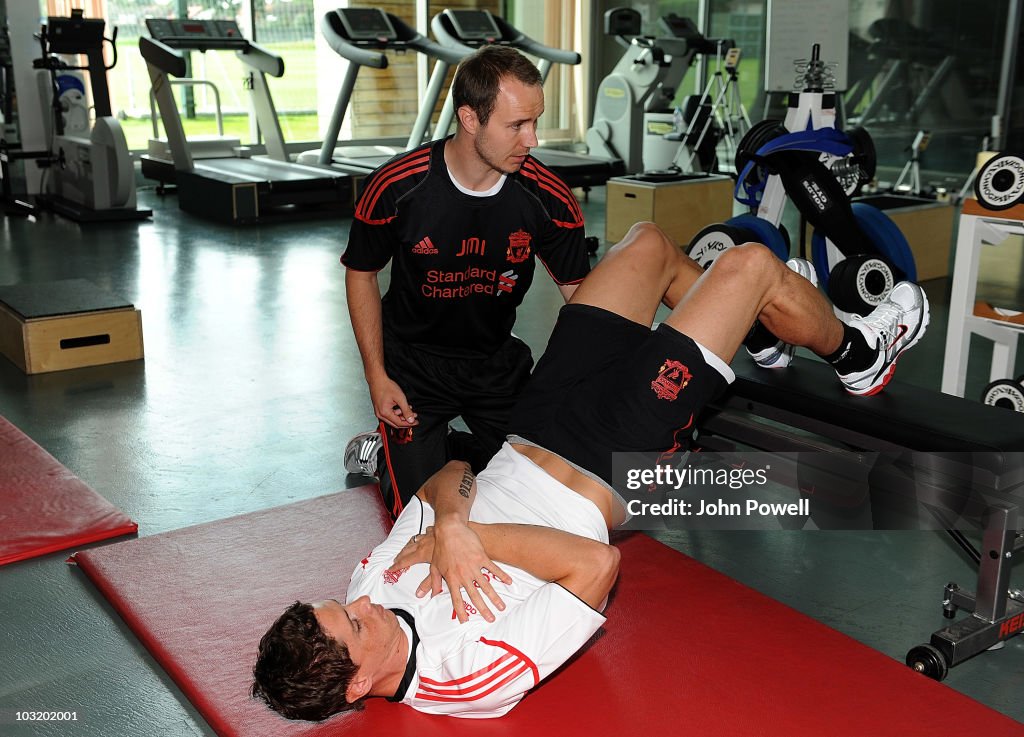 Fernando Torres Of Liverpool FC Returns To Training