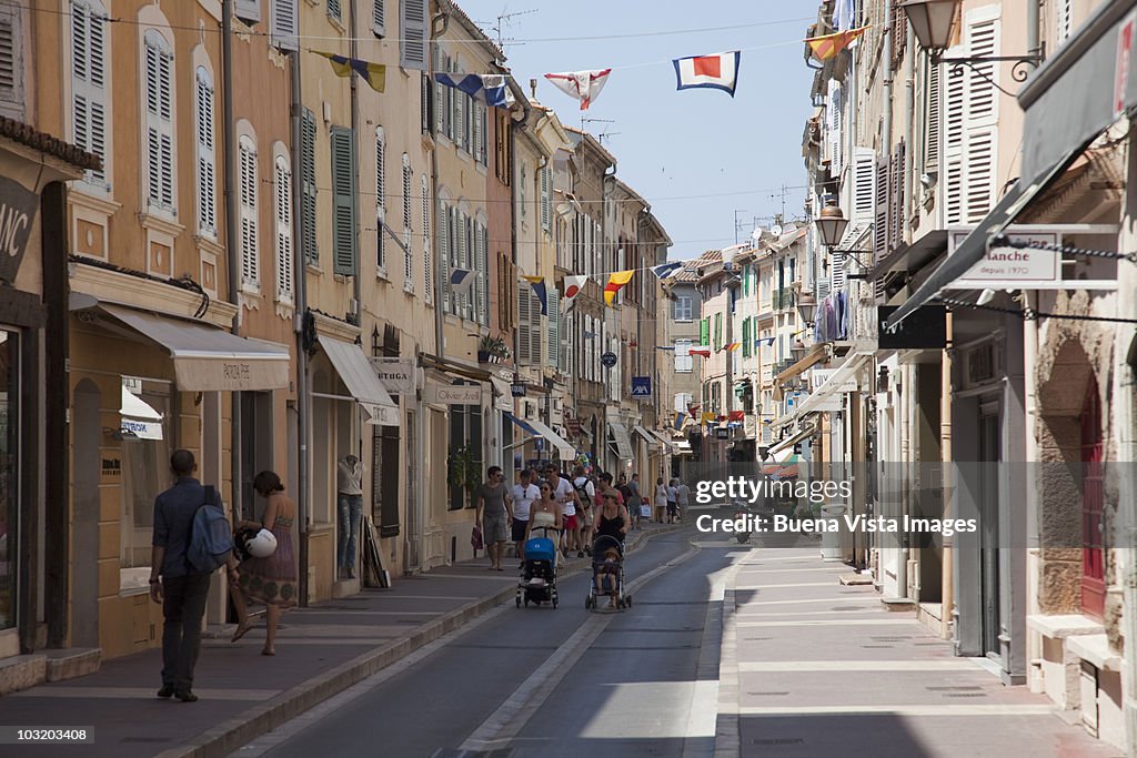 The Old Town of Saint Tropez