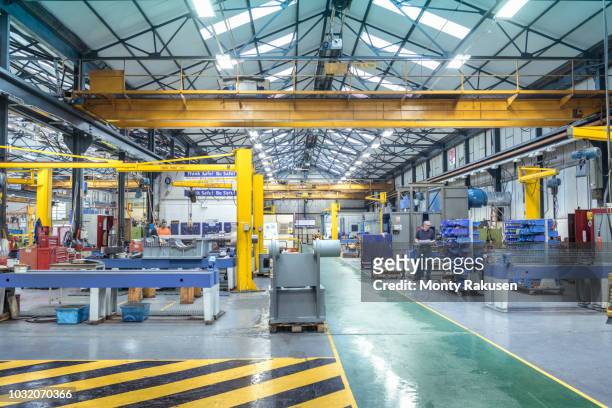 view of engineering factory making gearboxes - factory stock pictures, royalty-free photos & images