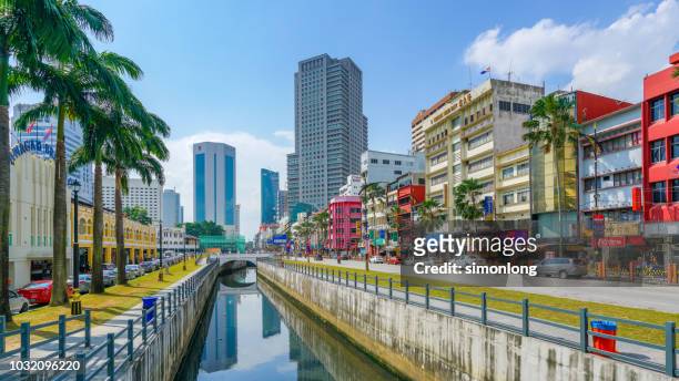 downtown district - johor bahru stock pictures, royalty-free photos & images