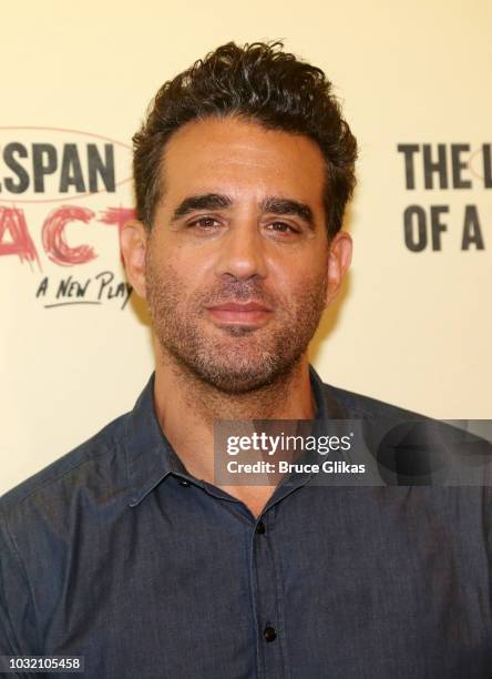 Bobby Cannavale poses at the "The Lifespan Of A Fact" photo call and meet & greet at The New 42nd Street Studios on September 6, 2018 in New York...