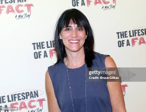 Director Leigh Silverman poses at the "The Lifespan Of A Fact" photo call and meet & greet at The New 42nd Street Studios on September 6, 2018 in New...