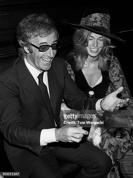Peter Sellers getting married to Miranda Quarry on August 24, 1970 in London, England.