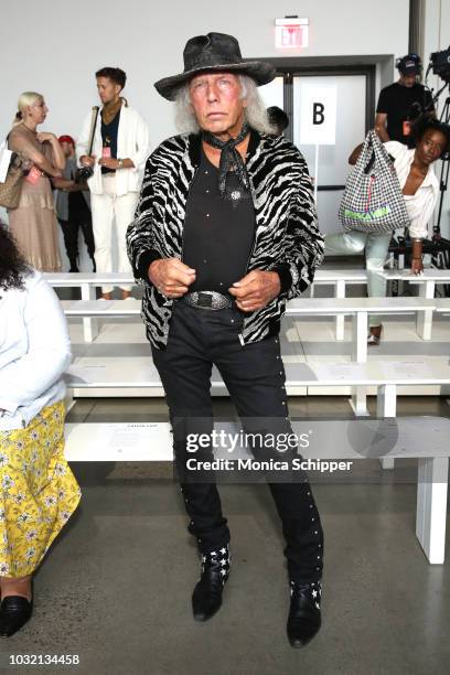 James Goldstein attends the Calvin Luo front Row during New York Fashion Week: The Shows at Gallery I at Spring Studios on September 12, 2018 in New...