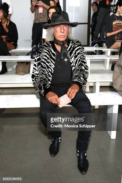 James Goldstein attends the Calvin Luo front Row during New York Fashion Week: The Shows at Gallery I at Spring Studios on September 12, 2018 in New...