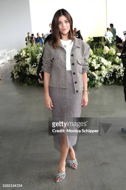 Art director Julia Restoin Roitfeld attends the Calvin Luo front Row during New York Fashion Week: The Shows at Gallery I at Spring Studios on...