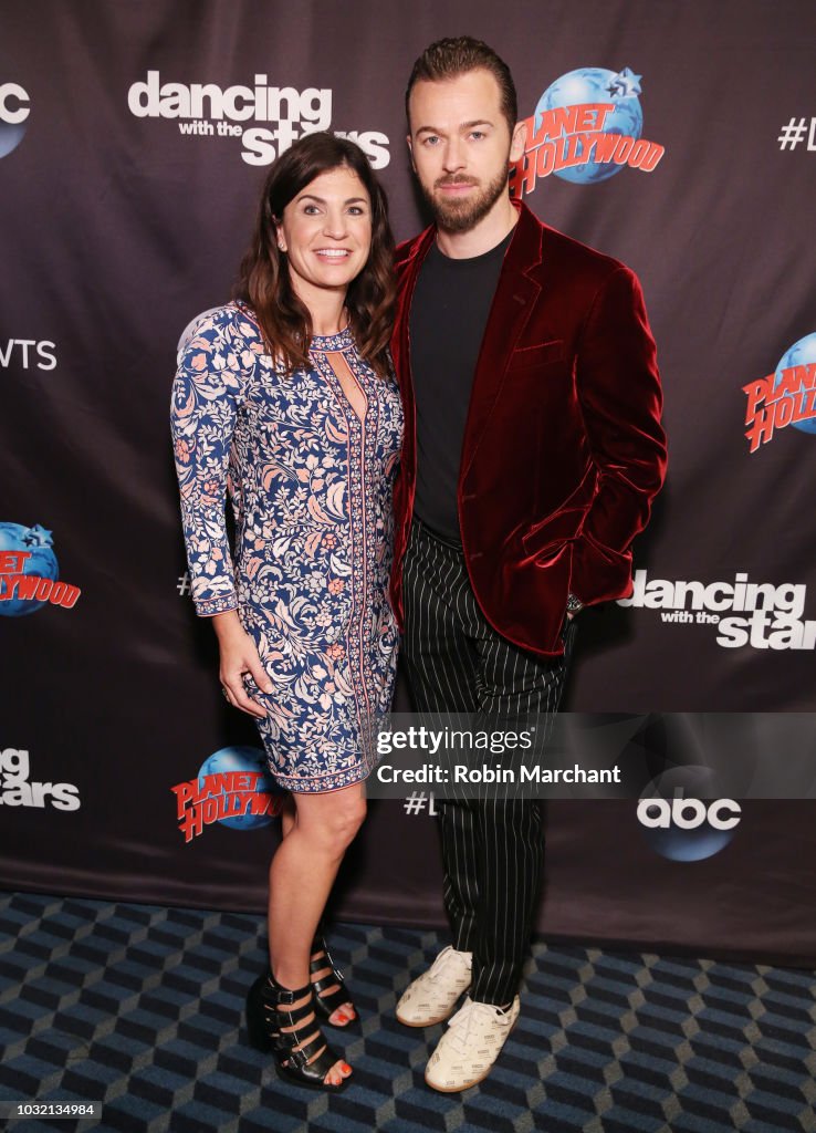 Dancing With The Stars Season 27 Cast Reveal Red Carpet At Planet Hollywood Times Square