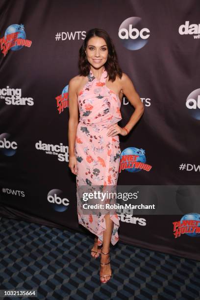 Jenna Johnson attends Dancing With The Stars Season 27 Cast Reveal Red Carpet At Planet Hollywood Times Square at Planet Hollywood Times Square on...