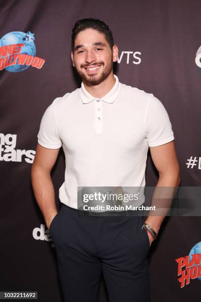 Alan Bersten attends Dancing With The Stars Season 27 Cast Reveal Red Carpet At Planet Hollywood Times Square at Planet Hollywood Times Square on...