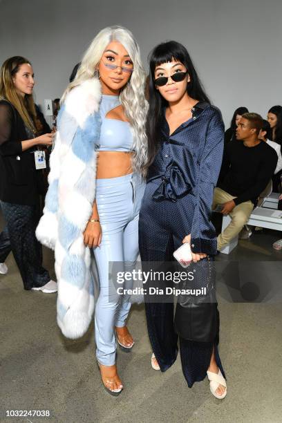 Nikita Dragun Jannel Varona attend the Marcel Ostertag front Row during New York Fashion Week: The Shows at Gallery II at Spring Studios on September...